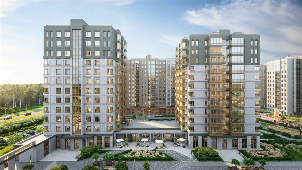 1-комнатная квартира 31,6 м² в ЖК ТИШИН, Новоселье — потолки 3,37 м — фото 1